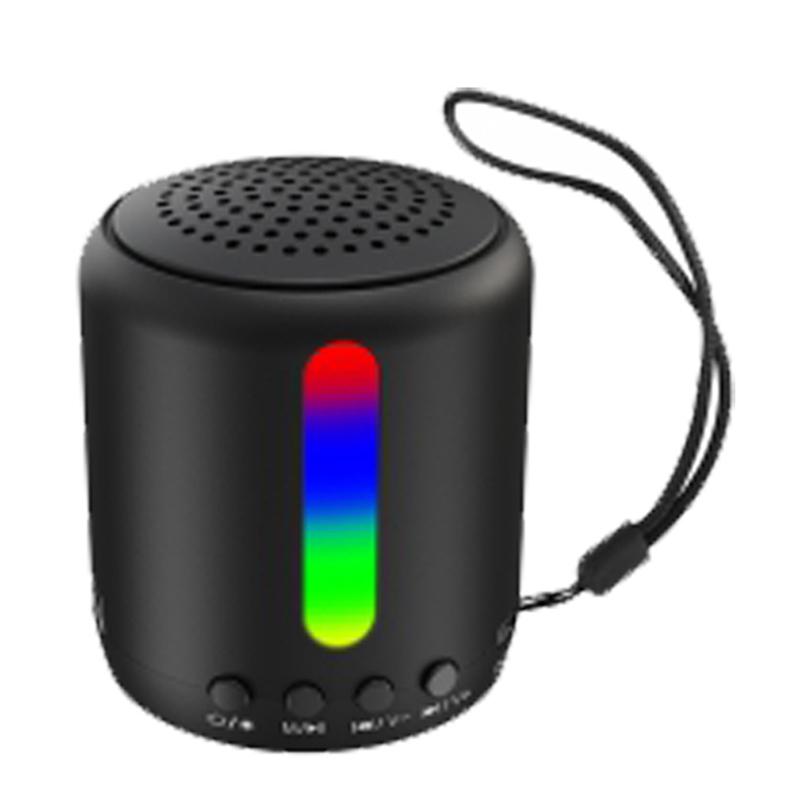 Caixa de som Bluetooth portátil Altomex com luz LED RGB, rádio FM e tecnologia TWS da Vapto